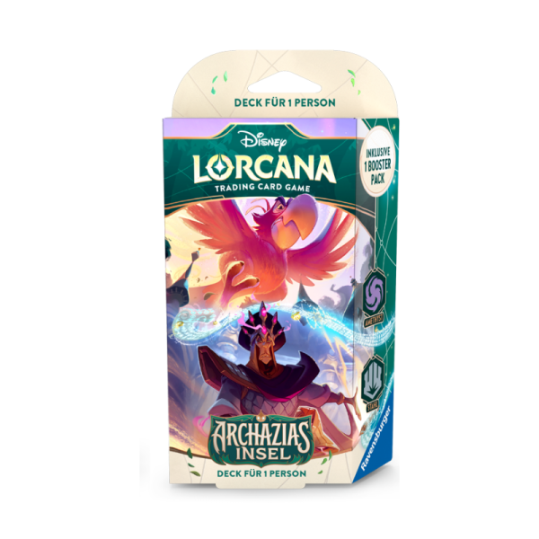 Disney Lorcana: Archazias Insel - Starter Deck Amethyst und Stahl (deutsch)