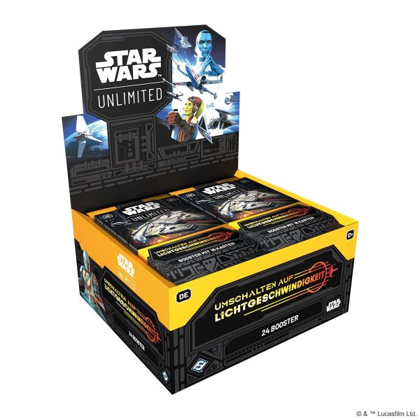 Star Wars: Unlimited - Umschalten auf Lichtgeschwindigkeit Booster Display (deutsch)
