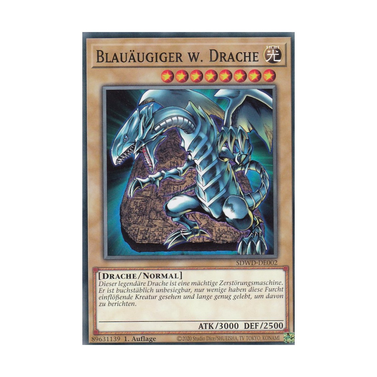 1st Edition English Card Near Mint Condition Yu-Gi-Oh! Blue-Eyes  Alternative Ultimate Dragon  1st Edition English Card (Near Mint) Yu-Gi-Oh!  Blue-Eyes Card