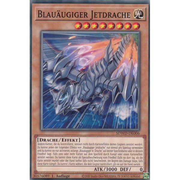 Blau&auml;ugiger Jetdrache SDWD-DE006