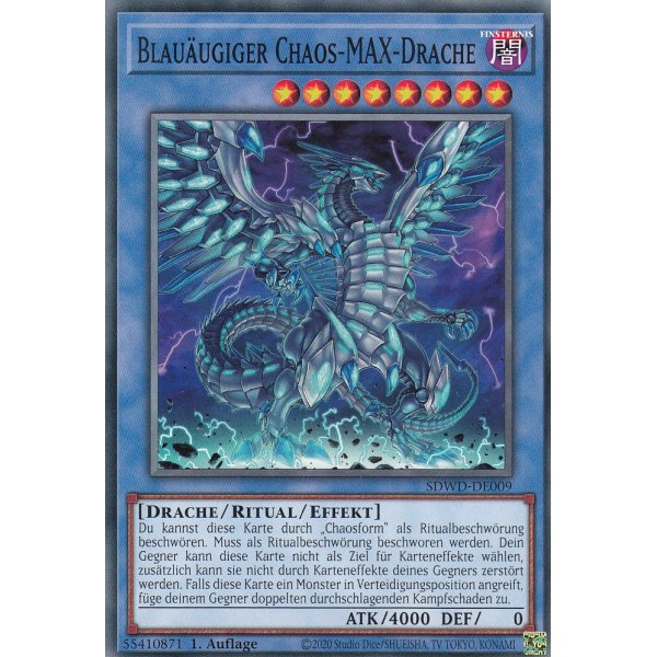 Blau&auml;ugiger Chaos-MAX-Drache SDWD-DE009