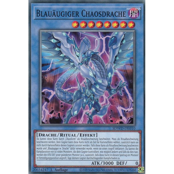 Blau&auml;ugiger Chaosdrache SDWD-DE010