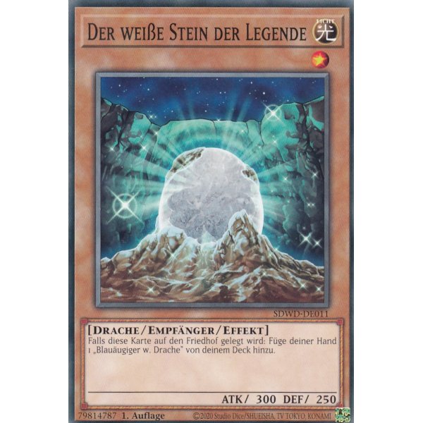 Der wei&szlig;e Stein der Legende SDWD-DE011
