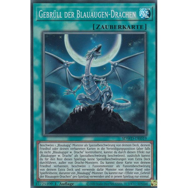 Gebr&uuml;ll der Blauaugen-Drachen SDWD-DE019