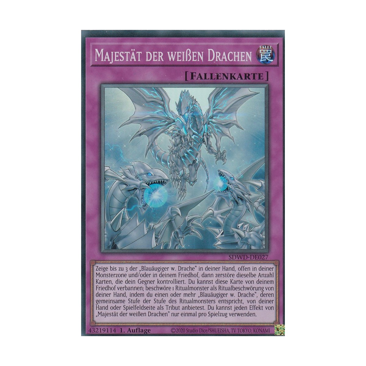 Yu-Gi-Oh Karte Aschenblüte & Freudiger Frühling - SDWD-DE017 Common 1. Auflage