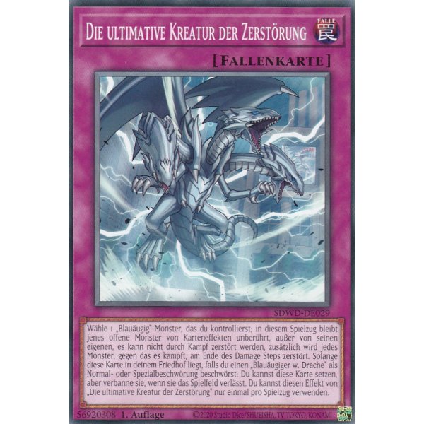 Die ultimative Kreatur der Zerst&ouml;rung SDWD-DE029