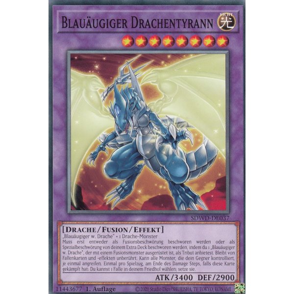 Blau&auml;ugiger Drachentyrann SDWD-DE037