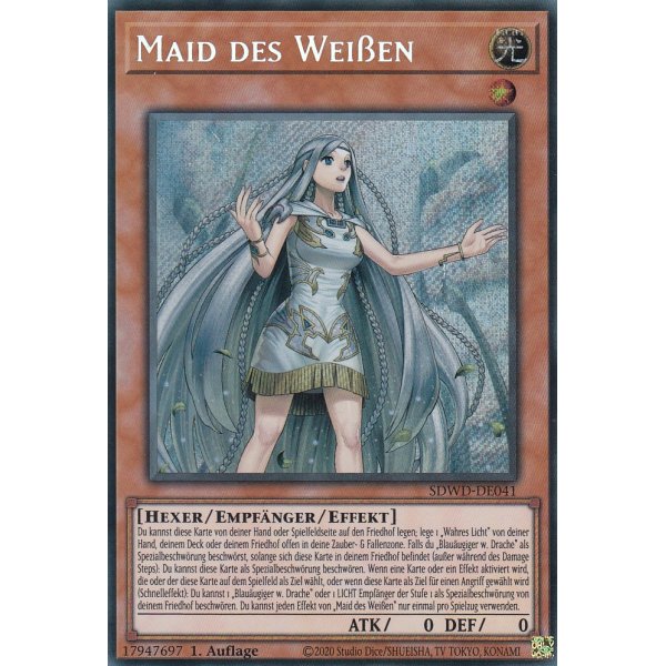 Maid des Wei&szlig;en SDWD-DE041 (Secret Rare)