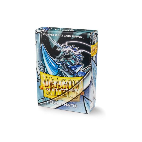 Dragon Shield Japanese Size Sleeves - Clear (60 Matte Kartenh&uuml;llen)