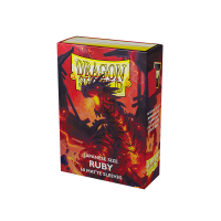 Dragon Shield Japanese Size Sleeves - Ruby (60 Matte Kartenhüllen)