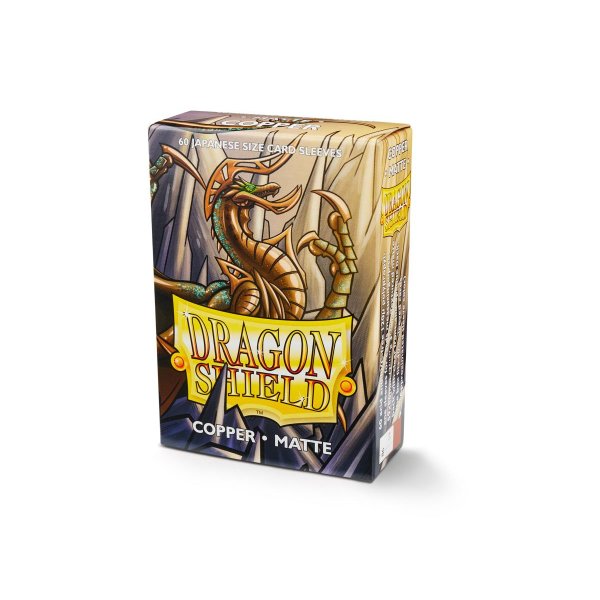 Dragon Shield Japanese Size Sleeves - Copper (60 Matte Kartenh&uuml;llen)