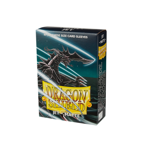 Dragon Shield Japanese Size Sleeves - Jet (60 Matte Kartenh&uuml;llen)