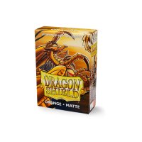 Dragon Shield Japanese Size Sleeves - Orange (60 Matte Kartenhüllen)