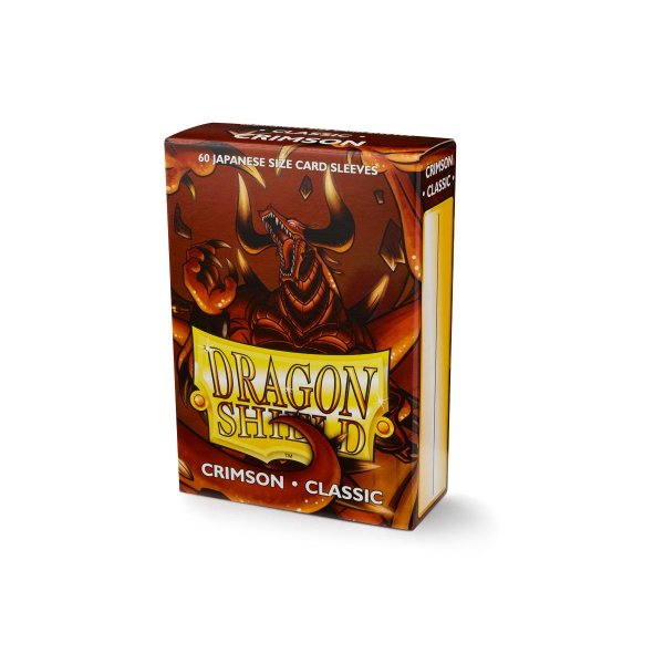 Dragon Shield Japanese Size Sleeves - Crimson (60 Classic Kartenh&uuml;llen)