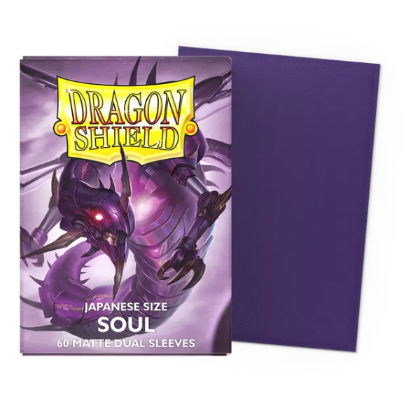 Dragon Shield Japanese Size Sleeves - Soul (60 Matte Dual Kartenh&uuml;llen)