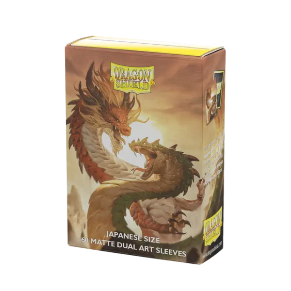 Dragon Shield Japanese Size Sleeves - Wood Snake 2025 (60 Matte Dual Art Kartenh&uuml;llen)