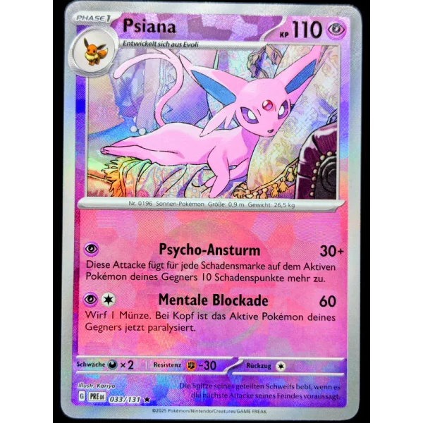 Psiana 033/131 Holo POKEBALL HOLO