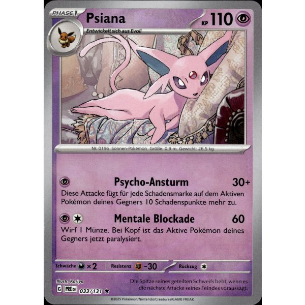 Psiana 033/131 Holo MEISTERBALL HOLO