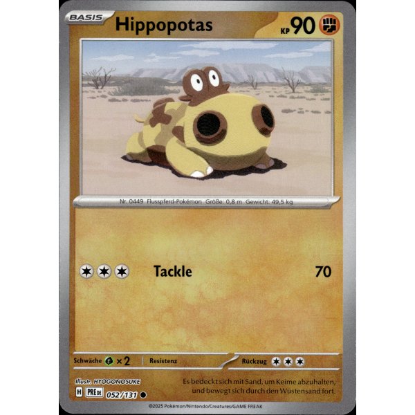 Hippopotas 052/131 MEISTERBALL HOLO