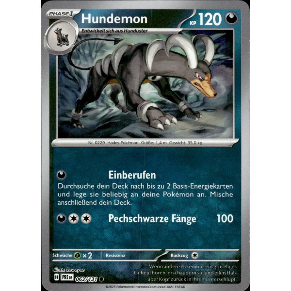 Hundemon 063/131 MEISTERBALL HOLO