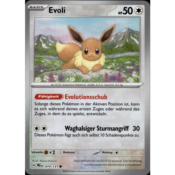 Evoli 074/131 MEISTERBALL HOLO