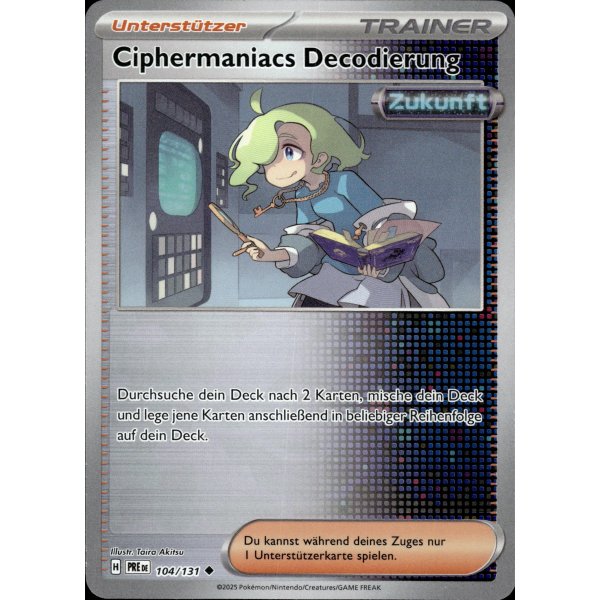 Ciphermaniacs Decodierung 104/131 MEISTERBALL HOLO