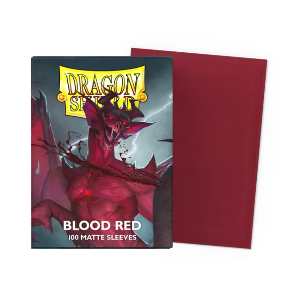 Dragon Shield Standard Sleeves - Blood Red (100 Matte Kartenh&uuml;llen)