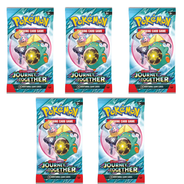 Scarlet &amp; Violet Journey Together 5x Booster (englisch)