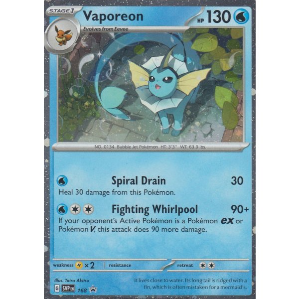 Vaporeon SVP168 Englisch