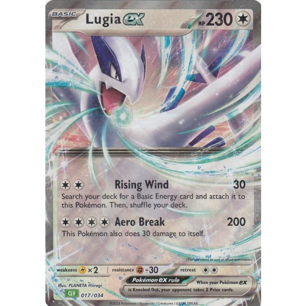 Lugia ex CLV017 Englisch OVERSIZED/&Uuml;BERGRO&szlig;