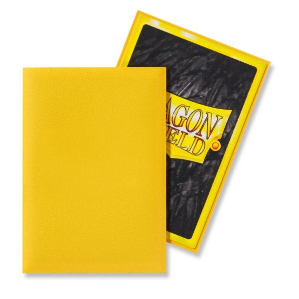 Dragon Shield Japanese Size Sleeves - Yellow (60 Matte Kartenh&uuml;llen)