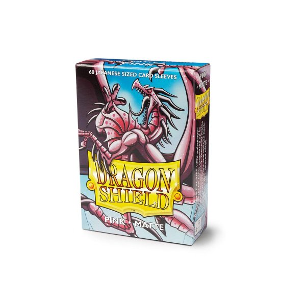 Dragon Shield Japanese Size Sleeves - Pink (60 Matte Kartenh&uuml;llen)