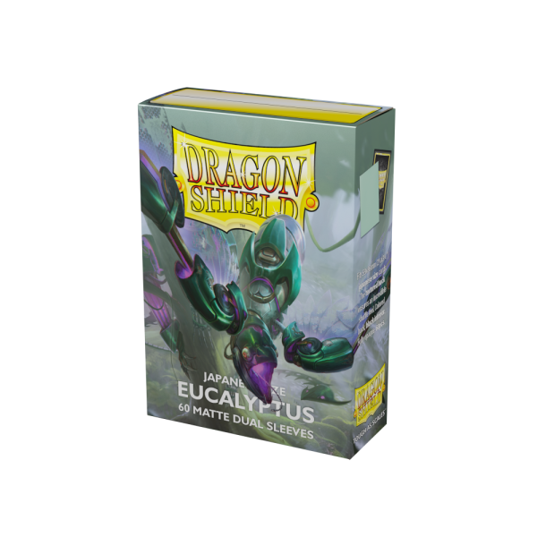 Dragon Shield Japanese Size Sleeves - Eucalyptus (60 Matte Dual Kartenh&uuml;llen)