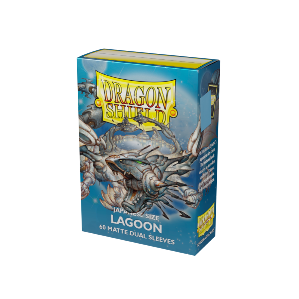 Dragon Shield Japanese Size Sleeves - Lagoon (60 Matte Dual Kartenh&uuml;llen)