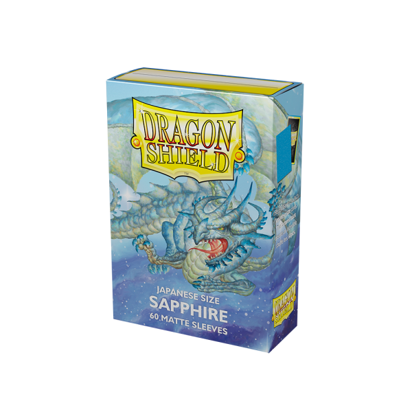 Dragon Shield Japanese Size Sleeves - Sapphire (60 Matte Kartenh&uuml;llen)