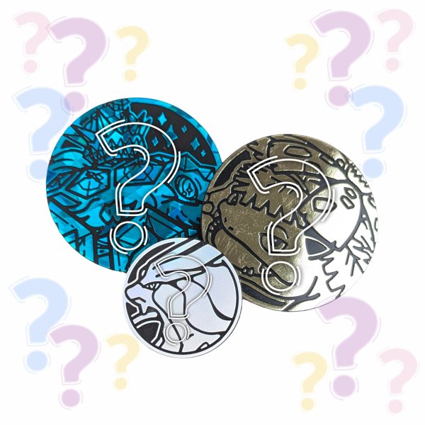 3 unterschiedliche Pokemon M&uuml;nzen - Set