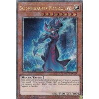 Schweigsamer Magier LV8 MZTM-DE000 (Quarter Century Secret Rare)