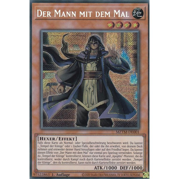 Der Mann mit dem Mal MZTM-DE001 (Secret Rare)