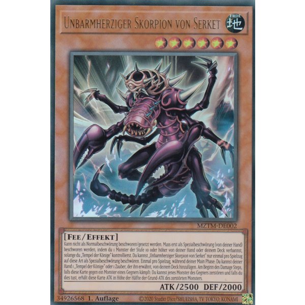 Unbarmherziger Skorpion von Serket MZTM-DE002 (Ultra Rare)