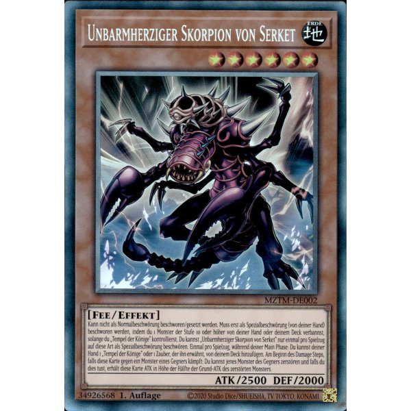 Unbarmherziger Skorpion von Serket MZTM-DE002 (Collectors Rare)