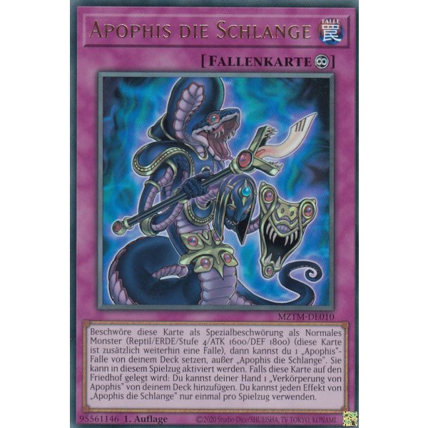 Apophis die Schlange MZTM-DE010 (Ultra Rare)