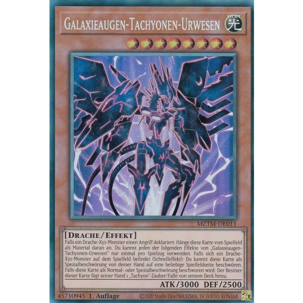 Galaxieaugen-Tachyonen-Urwesen MZTM-DE011 (Collectors Rare)