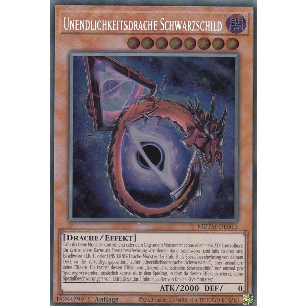 Unendlichkeitsdrache Schwarzschild MZTM-DE013 (Secret Rare)