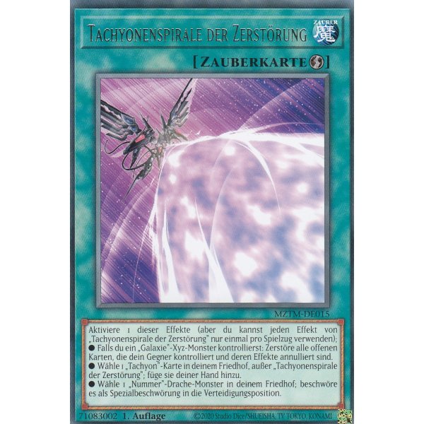 Tachyonenspirale der Zerst&ouml;rung MZTM-DE015