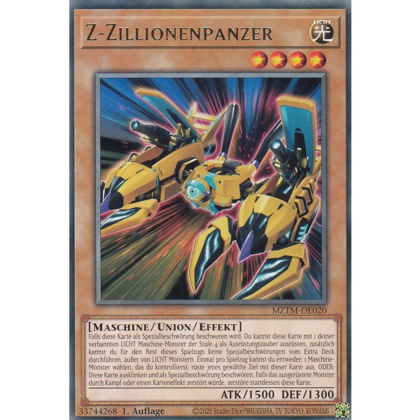 Z - Zillionenpanzer MZTM-DE020