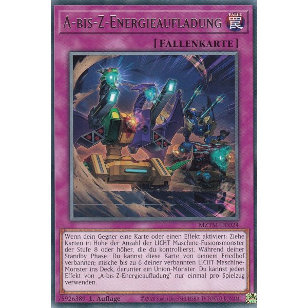 A bis Z Energieaufladung MZTM-DE024