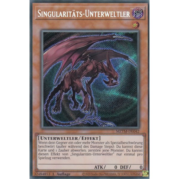 Singularit&auml;ts-Unterweltler MZTM-DE042 (Secret Rare)
