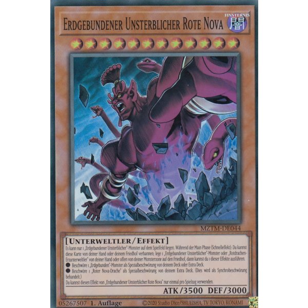Erdgebundener Unsterblicher Rote Nova MZTM-DE044 (Super Rare)