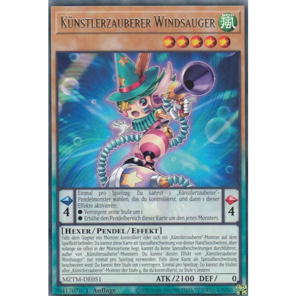 K&uuml;nstlerzauberer Windsauger MZTM-DE051