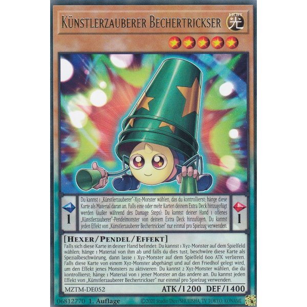 K&uuml;nstlerzauberer Bechertrickser MZTM-DE052